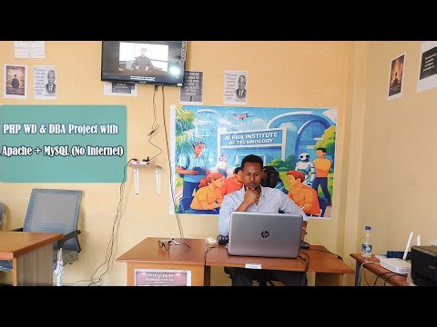 PHP WD & DBA Project using Apache + MySQL (No Internet) | Offline PHP Project