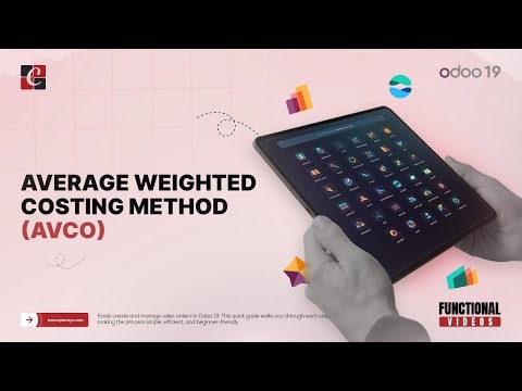 Average Weighted Costing Method | AVCO | How Cost of Goods Sold (COGS) Is Booked | Odoo 19