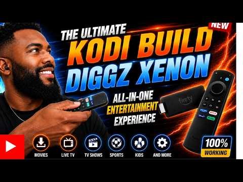🔥 INSANE DIGGZ XENON KODI BUILD (Best Kodi Build IN 2026) Faster & Smoother!