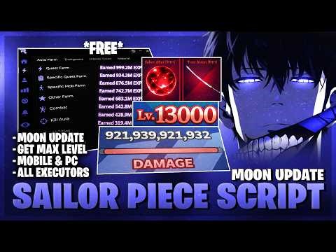 Sailor Piece Script — NO KEY, Auto Farm, Instant Kill, Infinite Tower, Moon Event (BEST)
