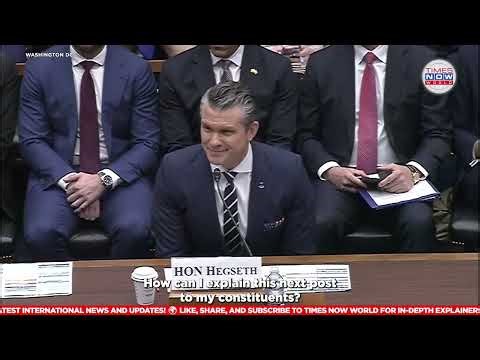 'IS TRUMP MENTALLY STABLE?', Hegseth ERUPTS When Congresswoman Questions Commander-in-Chief's Sanity