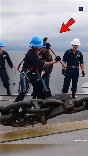 How Is a Ship’s Anchor Lifted? #facts #shorts