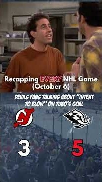 One Meme for EVERY Game Last Night (October 6) #nhl #hockey