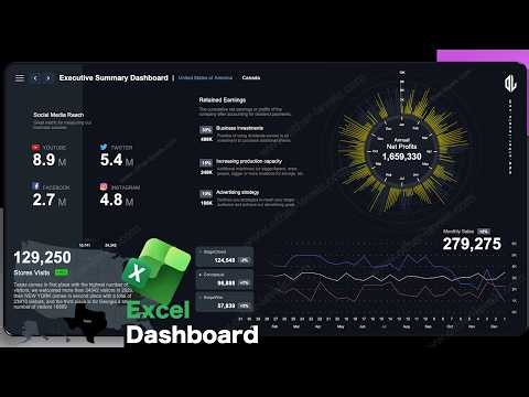 Executive Summary Dashboard Tutorial | Complete Overview & Getting Started (Excel Dashboard)