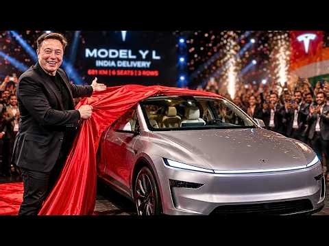 Tesla Model Y L FINALLY HERE: 6 Seats, 681km — Beats Every Rival by 100km