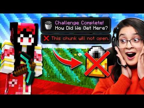 100 Players, ONLY 1 CHUNK... Can We Survive? 😱