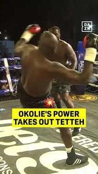 Lawrence Okolie DESTROYS Ebenezer Tetteh FORCING him to RETIRE before round 3
