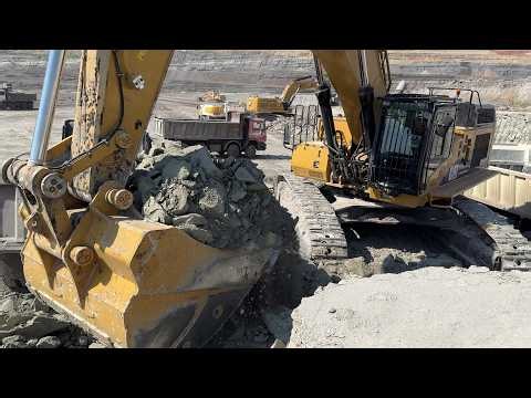 Caterpillar 365C Excavator | Double Bench Mining in Full Production - Sotiriadis/Labrianidis Mining