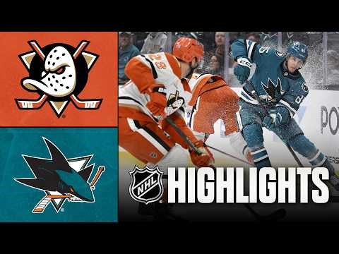 Ducks vs. Sharks | NHL Highlights | April 01, 2026