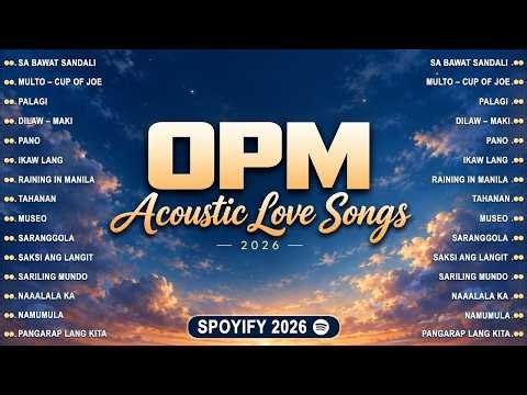 New OPM Songs 2026 🇵🇭 | Tagalog Love Favorites | Feel-Good Music