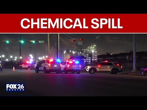 Sulfuric acid chemical spill at Channelview facility