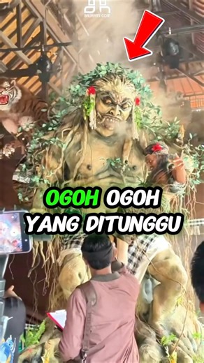 Ogoh Ogoh Yang Ditunggu Bali 🗿😱 #shorts