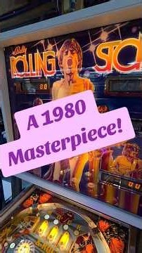 Bally ROLLING STONES Pinball Machine is looking pretty AMAZING-Plus! A play feature NEVER used again