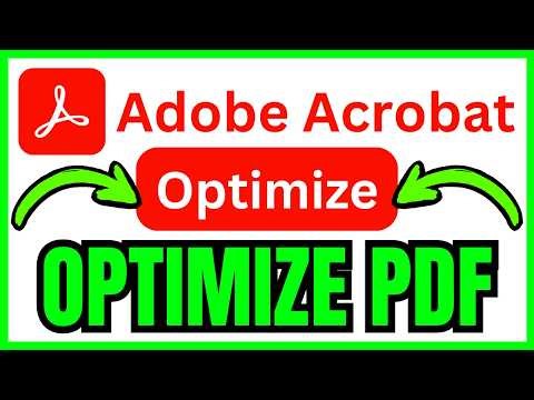 How To OPTIMIZE A PDF In Adobe Acrobat (QUICK & EASY) 2026