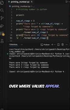 Print numbers with strings in Python
