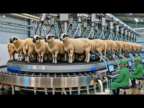Inside the Future Sheep Factory (2026) | From Milk & Meat to Leather & Sausage (Full Process)