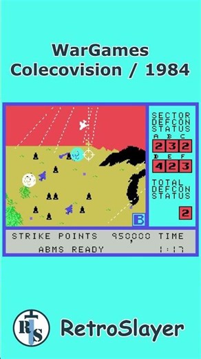 WarGames Gameplay Colecovision