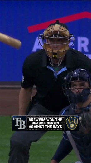 The Brewers took two out of three games against the Rays earlier this season #MLB #Baseball