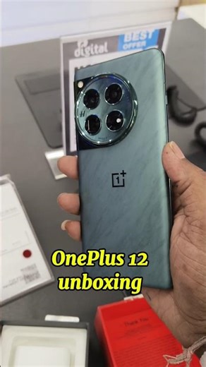 OnePlus 12 unboxing #smartphone #features #oneplus #oneplus12series #cameracomparision #cameratest