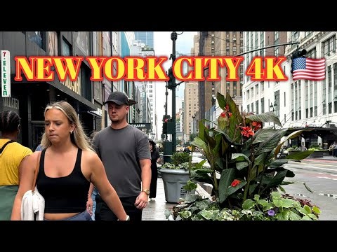 NEW YORK CITY Walking Tour 🇺🇸 | Manhattan in 4K – The City That Never Sleeps