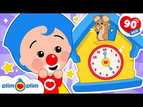 Hickory Dickory Dock + Best Nursery Rhymes & Counting Songs for Kids | Nursery Rhymes by Plim Plim