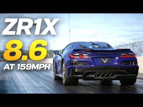Corvette ZR1X Runs 8.6 Seconds Quarter Mile — Faster Than Million Dollar Hypercars