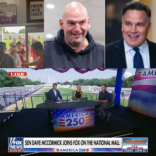 🔥🚨 JUST IN — Pennsylvania Governor Josh Shapiro (D) REFUSED to put forth the effort to create a booth for the Great American State Fair.Senators Dave McCormick (R) and John Fetterman (D) STEPPED UP to save it and make sure the great state of Pennsylvania was represented! @DaveMcCormickPA: "The Governor had said he didn't want to use taxpayer dollars, and he couldn't find a business willing to support it.""So I called Sen. Fetterman and said this can't stand! This is PENNSYLVANIA; this history 