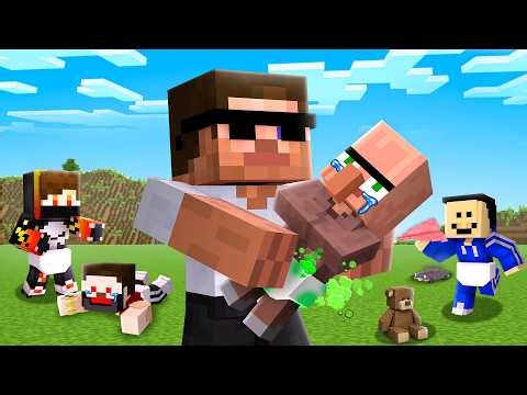 I TURNED YOUTUBER FRIENDS into BABIES in Minecraft..