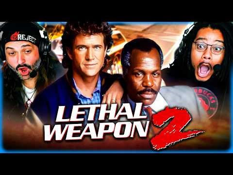 LETHAL WEAPON 2 (1989) IS EVEN CRAZIER!! MOVIE REACTION!! First Time Watching