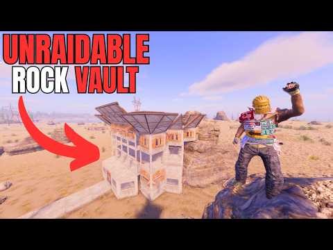 I Built the GREATEST ROCK BASE... | Rust Console Edition