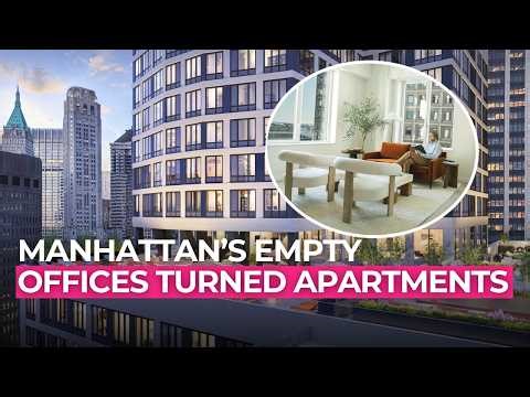 NYC's Office Buildings Are Becoming Apartments, Here's How