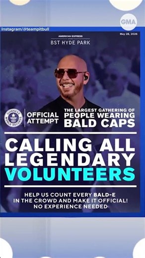 Pitbull aims to be a Guinness World Record holder