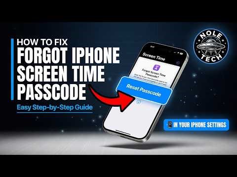 How to Fix Fixed Forgot iPhone Screen Time Passcode