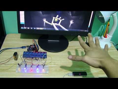 Hand Control LEDs ON/OFF using Leap Motion Controller