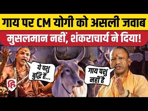 Cow National Animal News: CM Yogi गाय, मुस्लिम पर क्या बोले, भड़के Shankaracharya Avimukteshwaranand