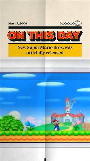 20 years ago, we got New Super Mario Bros. for the Nintendo DS 🍄