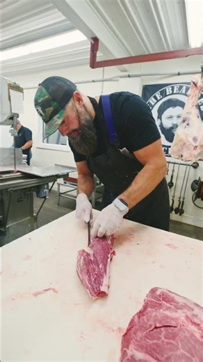 Cutting Tajima Wagyu Beef Filets. 🔪🥩 #shorts