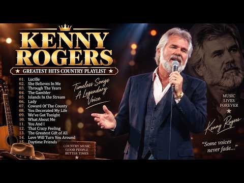 Kenny Rogers Greatest Hits 🤠 Best Classic Country Songs Full Album & Nonstop Collection