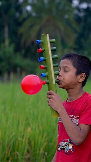 Six Colourful Balloons Creations with Bamboo Stick Toys #craft #diy