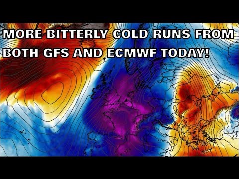 More Bitterly Cold Runs from Both GFS and ECMWF Today! 24th December 2025