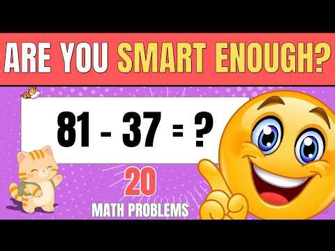 Can You Pass This Grade 3 Math Quiz? | Try Not to Fail! | 20 Math Problems | Safe Place