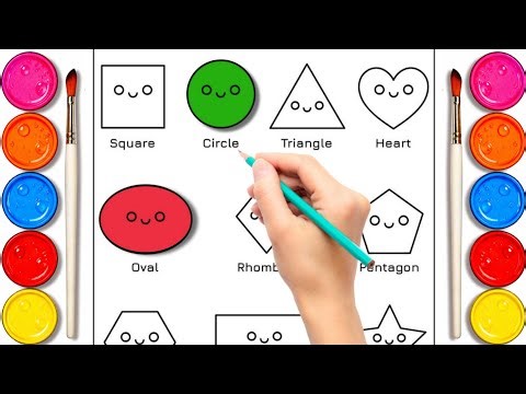Learn Shapes for Kids | Shapes Name Learning | Circle Square Triangle Rectangle Educational Video