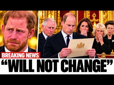BREAKING NEWS: William & Catherine’s Devastating FINAL Decision About Harry Just Revealed