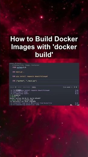 How to Build Docker Images with 'docker build' #ai #artificialintelligence #machinelearning #aiagent