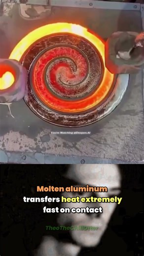 Molten Aluminum vs Bronze: Why It Looks Explosive