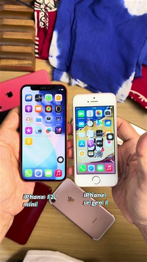 Test fastest restart iPhone 12 mini vs iPhone se 2016 ( gen1 )
