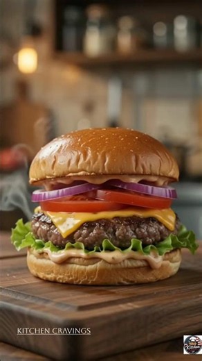 🍔 Perfect Homemade Hamburger Recipe | Easy & Juicy Burger #shorts