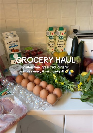 Organic, Gluten-Free, Grass-Fed Grocery Haul | $192 Total!