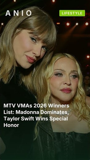 MTV VMAs 2026 Winners List: Madonna Dominates, Taylor Swift Wins Special Honor #shorts