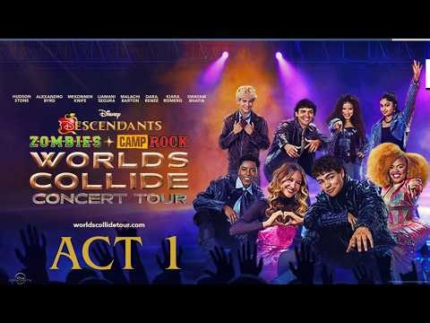 Descendants Zombies Camp Rock Worlds Collide Tour 2026: Worlds Collide, Intros - 1.1 Anaheim, CA
